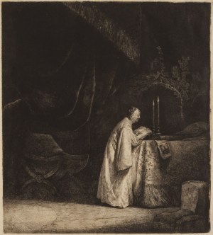 Jan Piotr Norblin de la Gourdaine (1745 Misy-Faut-Yonne - 1830 Paryż), Starzec piszący, 1781