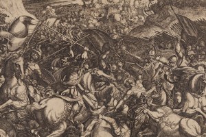 Nicolaus van Aelst (1526 - 1613), Zwycięstwo Hebrajczyków nad Melchitami, 1609