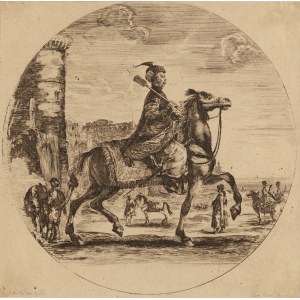 Stefano della Bella (1610 Florence - 1664 Florence), Polish horseman with mace (rotmaster Pieczkowski).