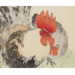 Watanabe Seitei (1852 - 1918 ), Kogut, kura i kurczak, 1890