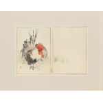 Watanabe Seitei (1852 - 1918 ), Kogut, kura i kurczak, 1890