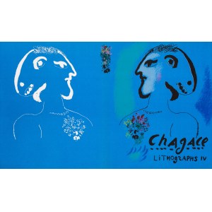 Marc Chagall, Lithographs IV (okładka albumu), 1974