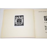 Exlibris zu postalischen Themen: Katalog + Einladung, April-Mai 1977 [Katalog zusammengestellt von Jadwiga Bartków-Domagała].