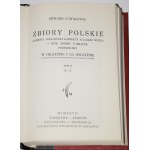 CHWALEWIK Edward - Zbiory polskie. Archiwa biblioteki gabinety galerie ... 1-2 komplet.