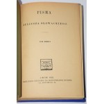 SŁOWACKI Juliusz - Writings, 1-4 complete. Lviv 1925.