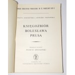 ILMURZYŃSKA Halina, STEPNOWSKA Agnieszka - Book collection of Bolesław Prus. Scientific ed. by Zygmunt Szweykowski. Warsaw 1965.