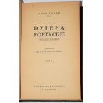 ASNYK Adam - Poetical Works. Complete ed. 1-3 complete. Compiled by. Zygmunt Michałowski. Warsaw [1947].