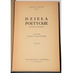 ASNYK Adam - Poetical Works. Complete ed. 1-3 complete. Compiled by. Zygmunt Michałowski. Warsaw [1947].