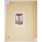 [dedication, edition of 100 copies] MROWIŃSKI St.[anisław] - 35 exlibrises.