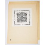 [dedication, edition of 100 copies] MROWIŃSKI St.[anisław] - 35 exlibrises.