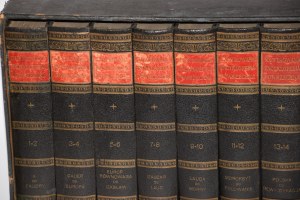 WIELKA ILUSTROWANA ENCYKLOPEDIA POWSZECHNA t. 1-22, komplet. Kraków 1935-1937.