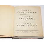 Code Napoléon. Code Napoléon. Codex Napoleonis. Warschau 1813.