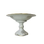 Luxury Pirkenhammer Porcelain Centerpiece | Hand-Painted Bird Motif | Czechoslovakia 1960s