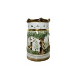 Royal Dux Porcelain Hunting Mug | Decorative Figurative Design