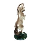Friedrich Goldscheider (*1845 - 1897), Ceramic Figurine of a Rearing Horse, 19th-century European