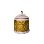 Antique-Style Lidded Porcelain Bowl | Haas & Czjzek, Chodov, Hand-Applied 24k Gold