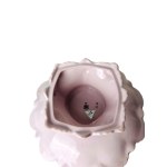 Pink Porcelain Centerpiece Bowl with Floral Decor | Haas &amp; Czjzek, Chodov, Hand-Painted, 24k Gold