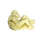 Figurine of Woman | Elegant Decorative Sculpture, Czechoslovakia 1970s