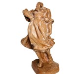 František Úprka (1868-1929), Detvanská Tanečnice | Slovak Folk Dance Figurine, 1920s
