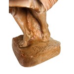 František Úprka (1868-1929), Detvanská Tanečnice | Slovak Folk Dance Figurine, 1920s