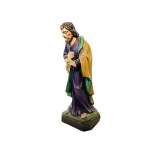 Praying Saint | Wooden Carving, Signed | Bohemia-Austria, c. 1905