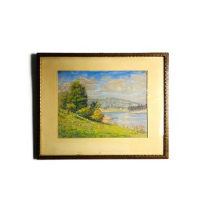 Josef Arnet (1906-1940), Original Chalk Drawing | 1935, Framed with Passepartout