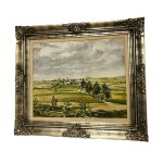 View into the Landscape | Watercolor on Paper in Massive Frame