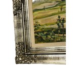 View into the Landscape | Watercolor on Paper in Massive Frame