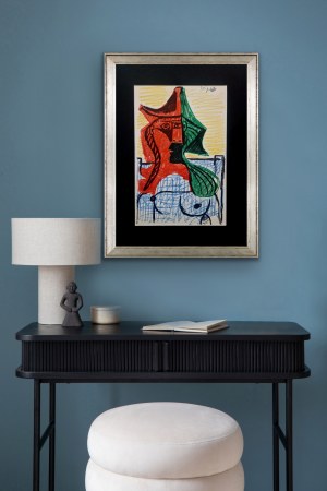 Pablo Picasso (1881-1973) Studium Kobietyz cyklu „Le Déjeuner sur l’herbe” ( Obiady na trawie) 1962, Wariacje na temat „Śniadanie na trawie” E. Maneta