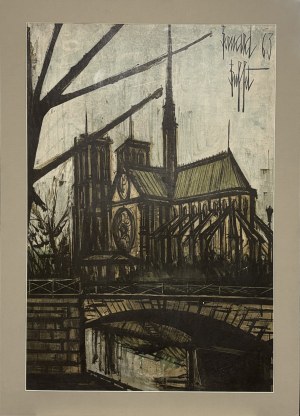 Bernard Buffet (1928 -1999), Notre Dame Paris, 1963