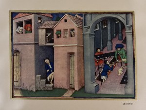 Marc Chagall (1887-1985 ) Le Rubis (Rubin) z cyklu „Contes de Boccace„ ( Dekameron Boccacia) 1950