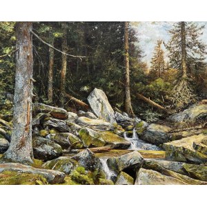 Zbigniew Cortez Hare, Landscape with Boulders