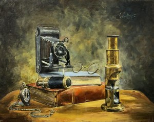 Zbigniew Cortez Zając, Microscop, field glass and other