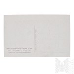 II RP Postcard TSL Eagle from the Bandery of the Polish Fleet from the Times of the Reign of Augustus Saxon - Cracow 1209 / 39