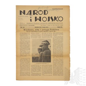 II RP Gazeta Naród i Wojsko Nr 19 - Zarząd Główny Federacji Polskich Związków Obrońców Ojczyzny