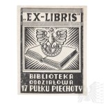 II RP Ex-Libris Branch Library 17 Infantry Regiment - Rzeszow