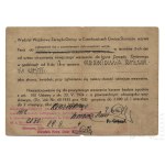 II RP Summons to Appear at the Military Department of the Czechowice District Municipal Board Skorosze , Ursus