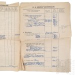 PRL Questionnaire on War Losses Issued by General Kazimierz Jacynik Former Commander of the 8th Infantry Division.