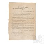 PRL Kwestionariusz W Sprawie Strat Wojennych Wystawiony Przez Generała Kazimierza Jacynika Były Dowódca 8 Dywizji Piechoty