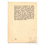 III Rzesza Kartka z Informacjami o Budżecie Oszczędnościowym Hitlerjugend HJ