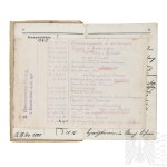 German Empire Military Booklet Militarpak - Battles in Poland and France - Vilnius, Masuria, Augustowo,, Lorraine, Somme, Niemien