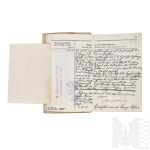 Cesarstwo Niemieckie Książeczka Wojskowa Militarpak - Walki we Polsce i Francji - Wilno, Mazury, Augustowo,, Lotarynka, Somma, Niemien