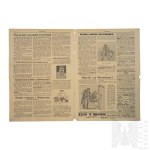 II RP Anti-Semitic Newspaper "SZABES KURJER" No. 1 - "Sheepish momentum or the pursuit of sensationalism?"