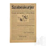 II RP Anti-Semitic Newspaper "SZABES KURJER" no.9 - "Jew pervert - Court suspended his sentence".
