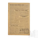 II RP Anti-Semitic Newspaper "SZABES KURJER" no.9 - "Jew pervert - Court suspended his sentence".