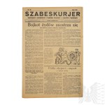 II RP Anti-Semitic Newspaper "SZABES KURJER" Nr.18 - "How to effectively boycott Jews".