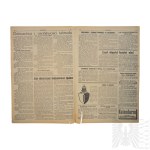 II RP Anti-Semitic Newspaper "SZABES KURJER" Nr.18 - "How to effectively boycott Jews".