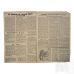 II RP Anti-Semitic Newspaper "SZABES KURJER" - Poznań - "Katowice - The Promised Land - of Jewish Traders"