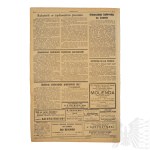 II RP Gazeta Antysemicka “SZABES KURJER” - Poznań - “Katowice - Ziemia Obiecana - Żydowskich Handlarzy”