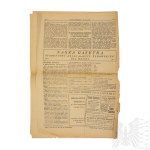 [JUDAICA] General Gubernatorstwo "Gazeta Żydowska" I Number Kraków 23 July 1940 - Ghetto Generalna Gubernia